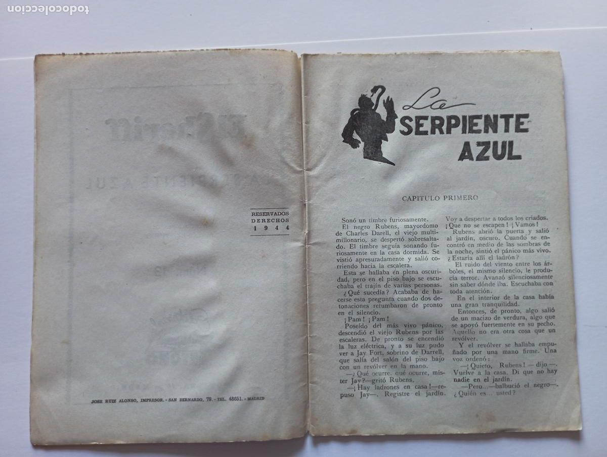 C&oacute;mics: EL SHERIFF N&ordm; 13 - LA SERPIENTE AZUL - ILUSTRAN A.L&Oacute;PEZ RUBIO Y LAFFOND - Foto 3