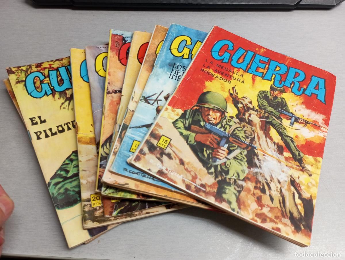 C&oacute;mics: COLECCI&Oacute;N GUERRA / LOTE DE 9 N&Uacute;MEROS / EDITORIAL VILMAR 1972 - Foto 1