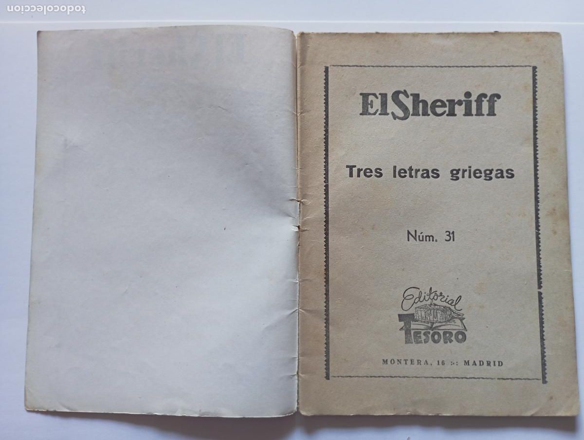 C&oacute;mics: EL SHERIFF N&ordm; 31 - 3 LETRAS GRIEGAS - Foto 2