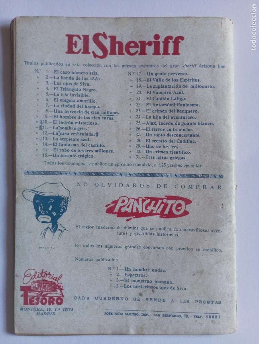 C&oacute;mics: EL SHERIFF N&ordm; 31 - 3 LETRAS GRIEGAS - Foto 7
