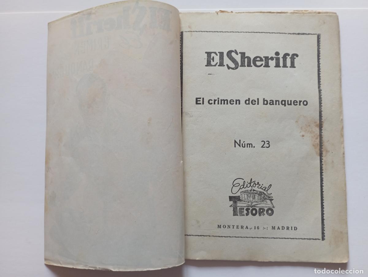 C&oacute;mics: EL SHERIFF N&ordm; 23 - EL CR&Iacute;MEN DEL BANQUERO - Foto 2