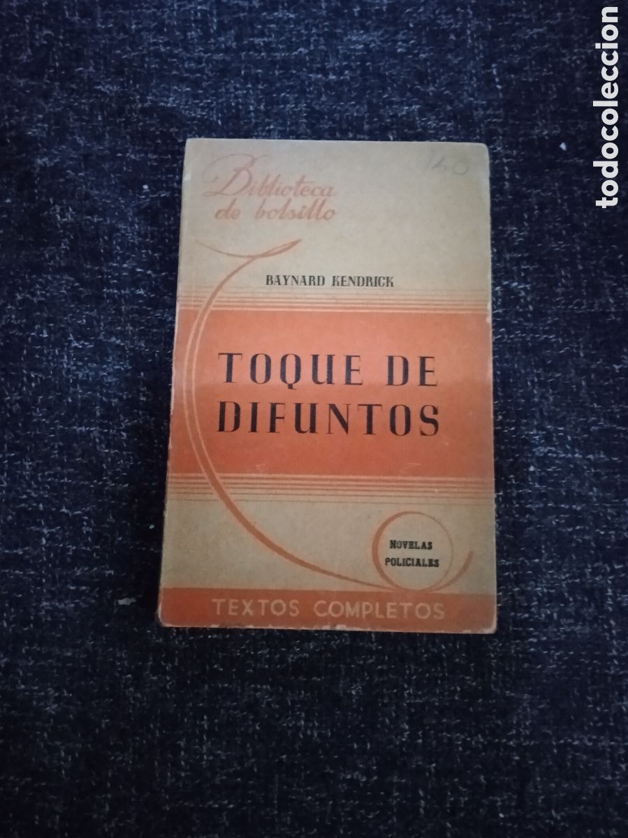 C&oacute;mics: Toque de difuntos,/ Baynard Kendrick, -ED. biblioteca de bolsillo, Hachette - Foto 1