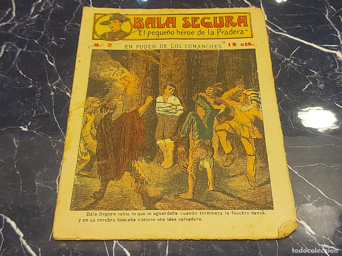 C&oacute;mics: BALA SEGURA N.&ordm; 2 / EN PODER DE LOS COMANCHES / ED: EL GATO NEGRO / A&Ntilde;OS 20 / USO DE LA &Eacute;POCA - Foto 1