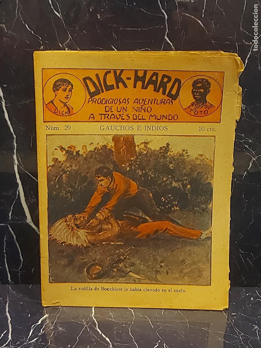 C&oacute;mics: DICK-HARD / N.&ordm; 29 / GAUCHOS E INDIOS / ED: TALLERES IDEAL / A&Ntilde;OS 20 / USO DE LA &Eacute;POCA - Foto 1