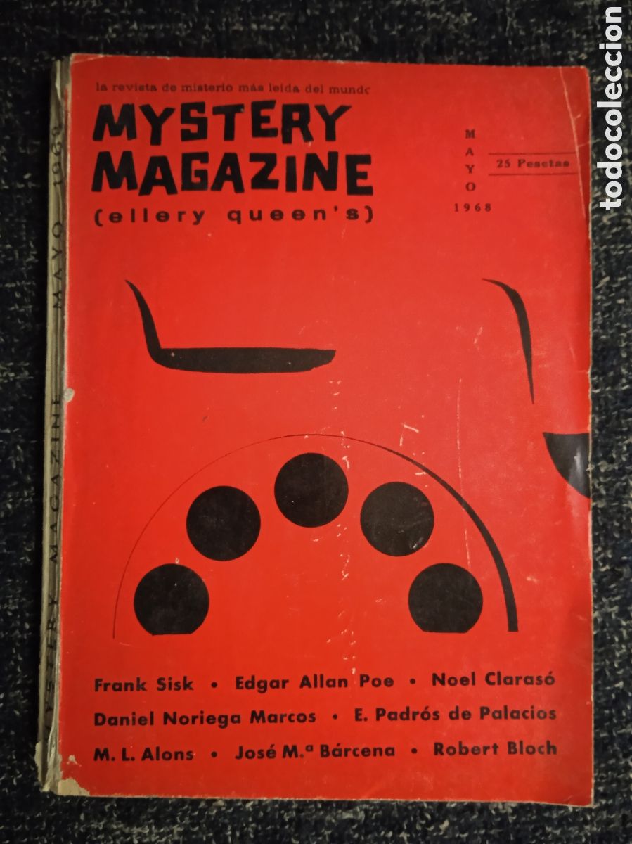 C&oacute;mics: MYSTERY MAGAZINE / Ellery Queen MAYO 1968 - Foto 1