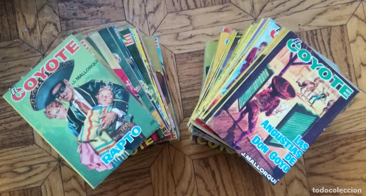C&oacute;mics: Bolsilibros pulp: Lote de 50 novelas de El Coyote - Ed. Cid - Foto 1