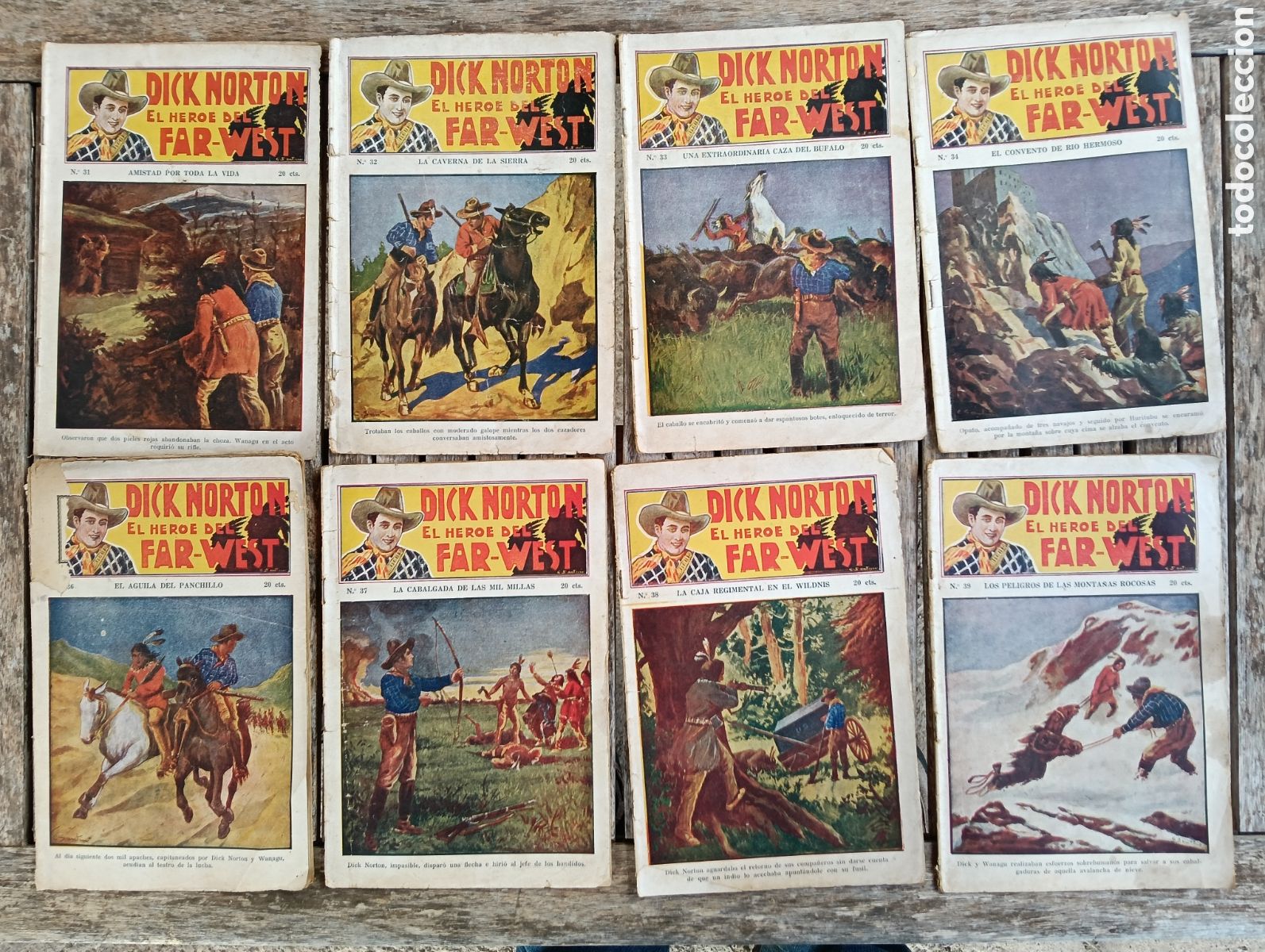 C&oacute;mics: 26 novelas, Dick Norton,el heroe del far-west - Foto 2