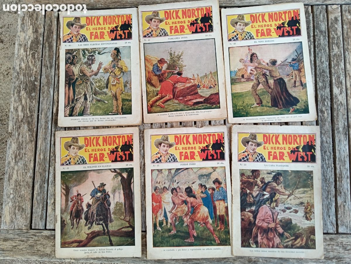 C&oacute;mics: 26 novelas, Dick Norton,el heroe del far-west - Foto 3