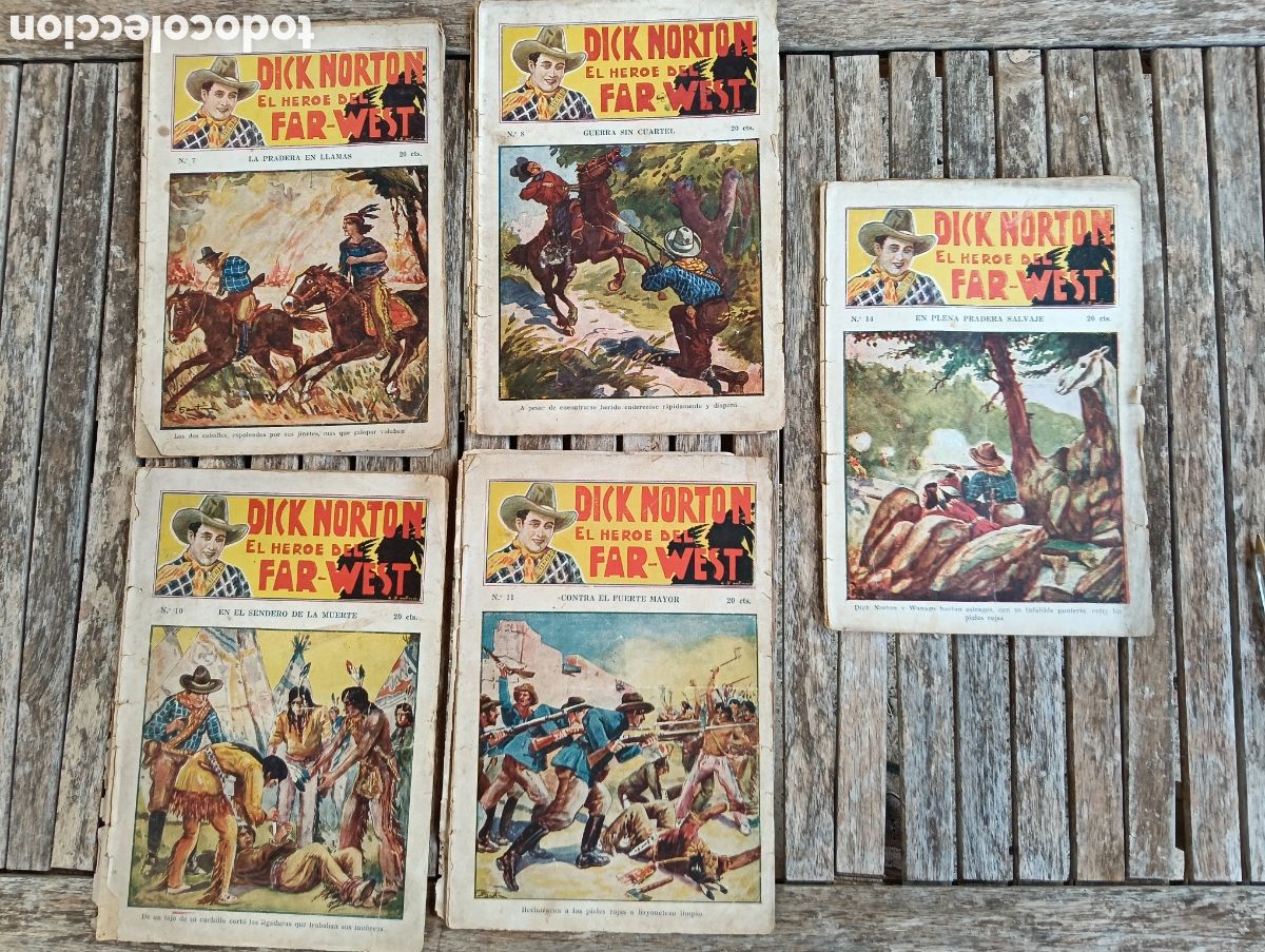 C&oacute;mics: 26 novelas, Dick Norton,el heroe del far-west - Foto 5