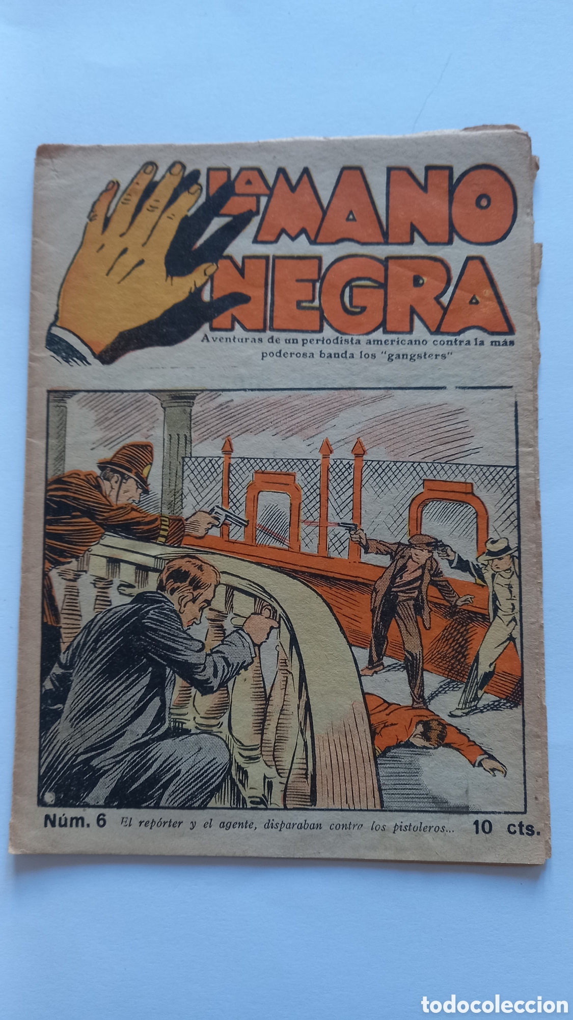 C&oacute;mics: MANO NEGRA. Editorial GATO NEGRO. Pulp. Numero 6 - Foto 1