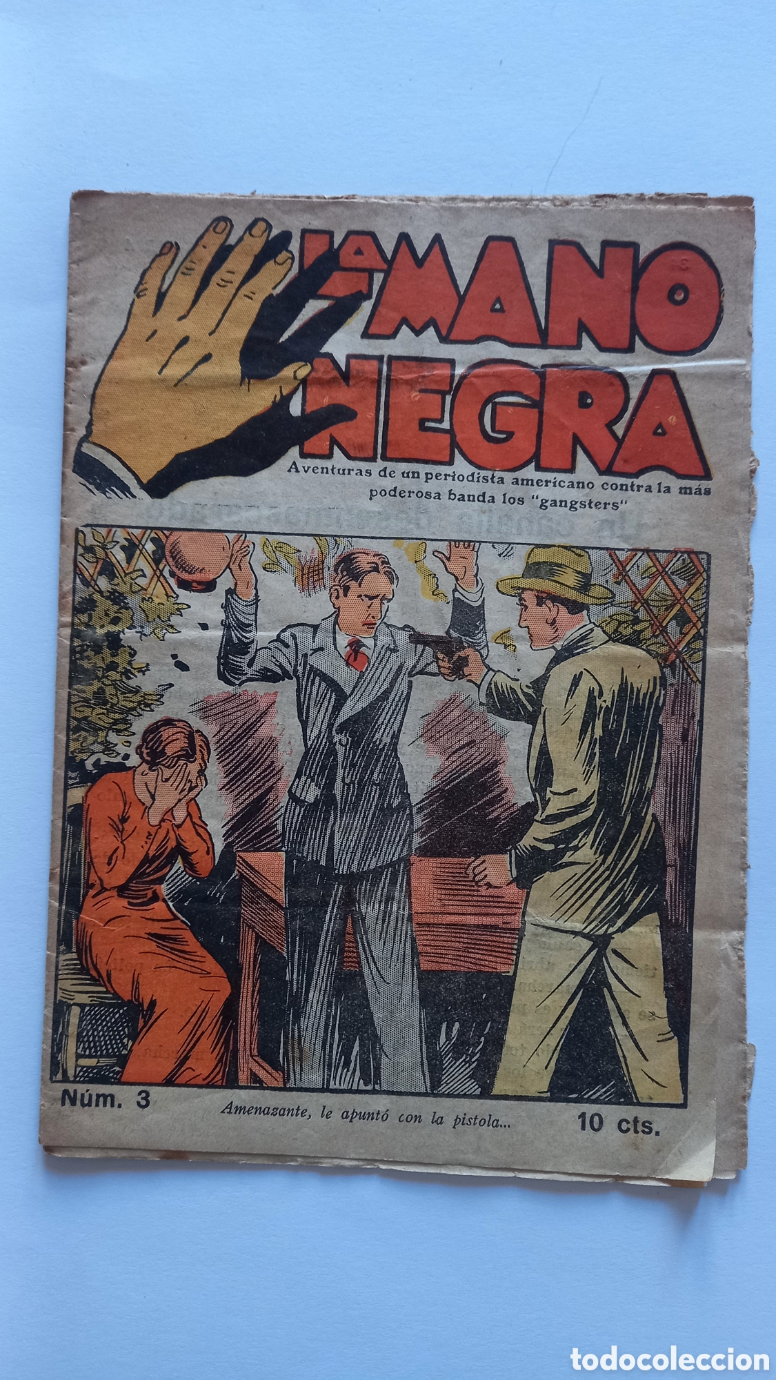 C&oacute;mics: MANO NEGRA. Editorial GATO NEGRO. Pulp. Numero 3 - Foto 1