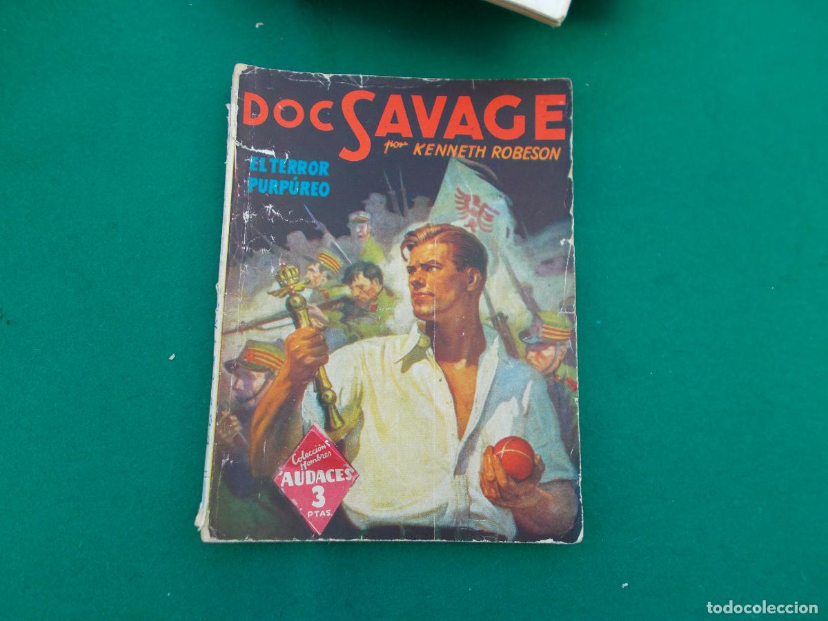 C&oacute;mics: KENNETH ROBENSON DOC SAVAGE MOLINO EL TERROR PURPUREO ARMTZ - Foto 1
