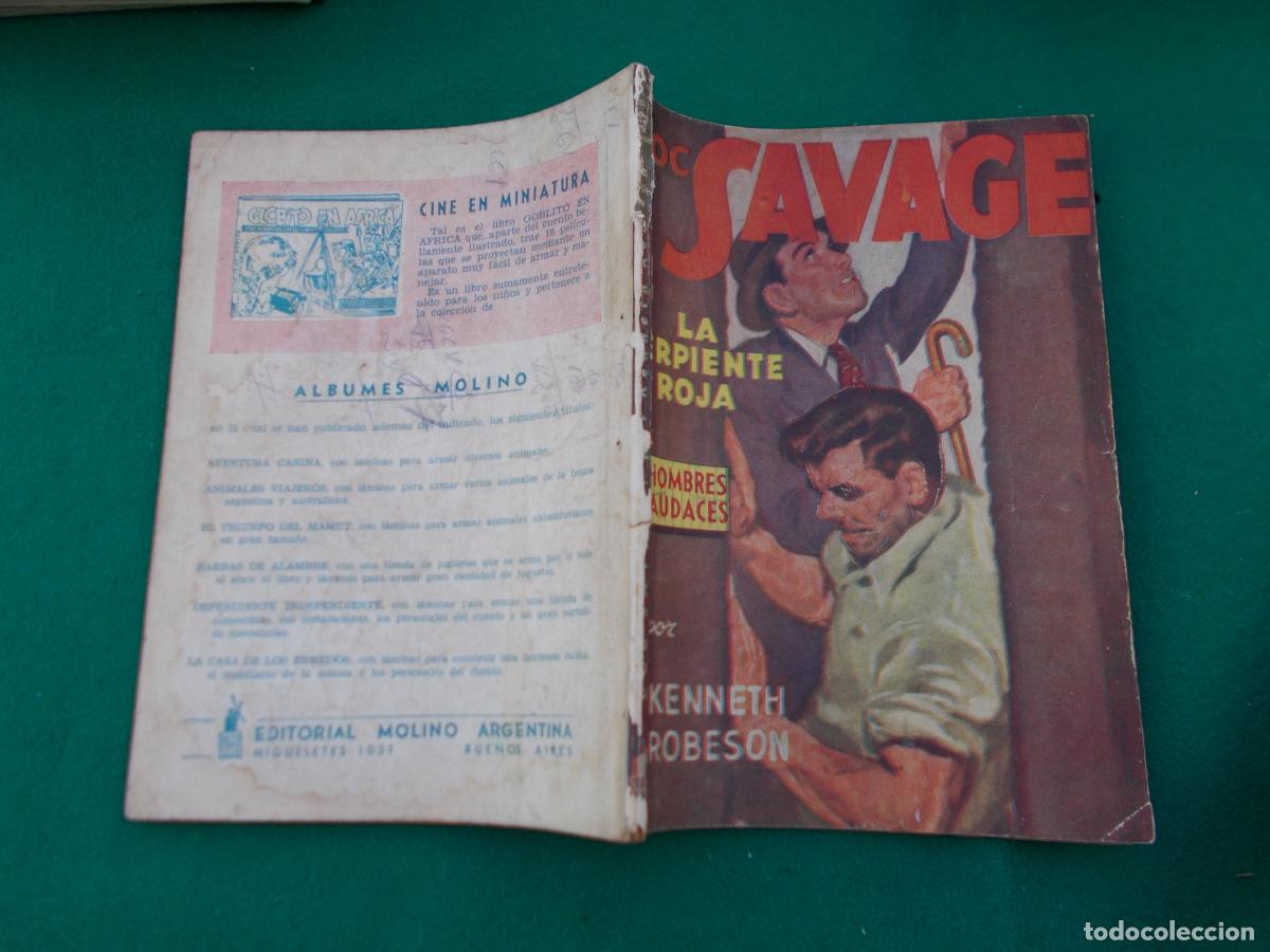 C&oacute;mics: KENNETH ROBENSON DOC SAVAGE MOLINO 319 LA SERPIENTE ROJA ARMTZ - Foto 2