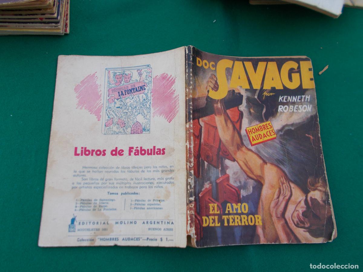 C&oacute;mics: KENNETH ROBENSON DOC SAVAGE MOLINO 342 EL AMO DEL TERROR ARMTZ - Foto 2