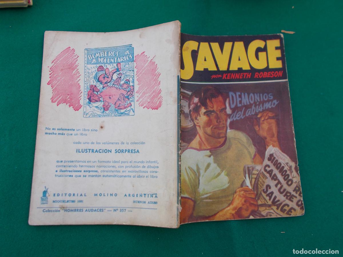 C&oacute;mics: KENNETH ROBENSON DOC SAVAGE MOLINO 357 DEMONIOS DEL ABISMO ARMTZ - Foto 2
