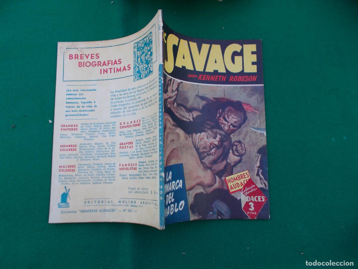 C&oacute;mics: KENNETH ROBENSON DOC SAVAGE MOLINO 361 LA COMARCA DEL DIABLO ARMTZ - Foto 2