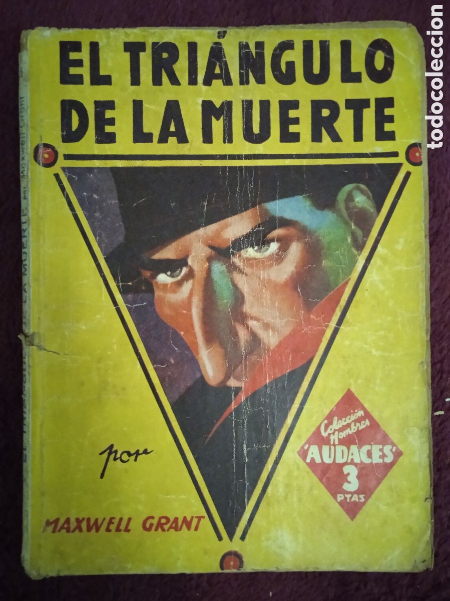 C&oacute;mics: Libro El tri&aacute;ngulo de la muerte / Maxwell Grant -ED. Molino - Foto 1