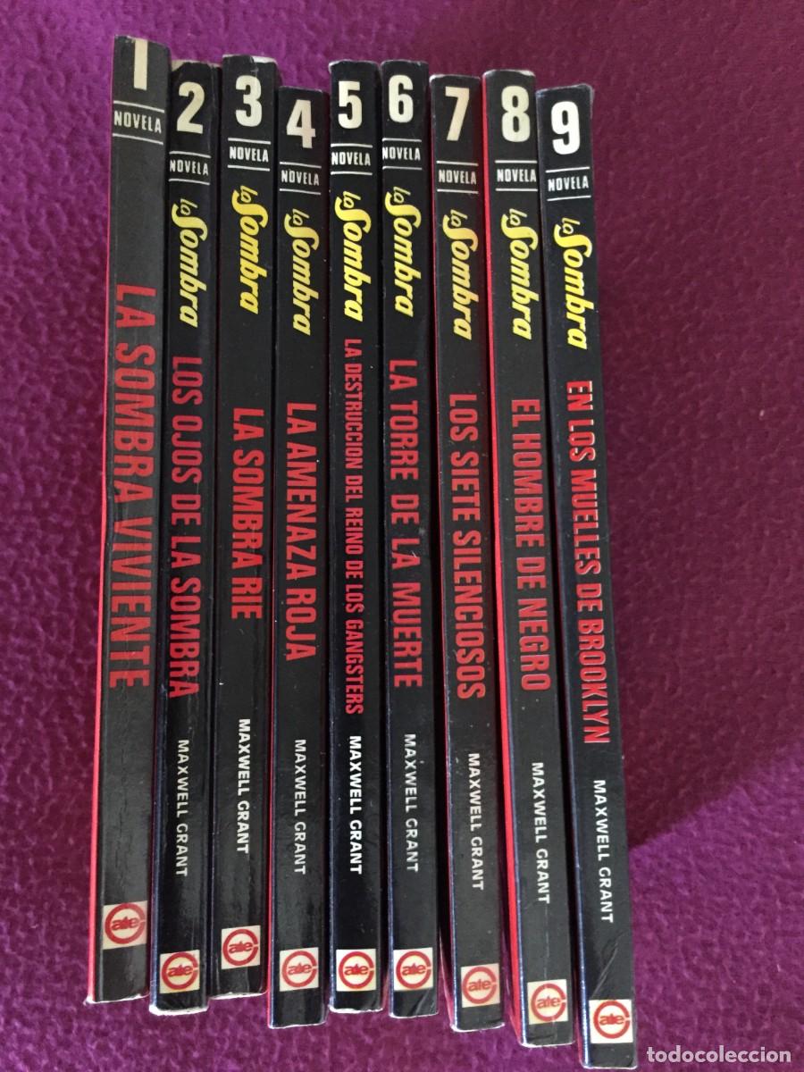 C&oacute;mics: LOTE DE 7 TOMOS DE LA SOMBRA , MAXWELL GRANT --- DEL N&ordm; 1 AL 9 - Foto 1
