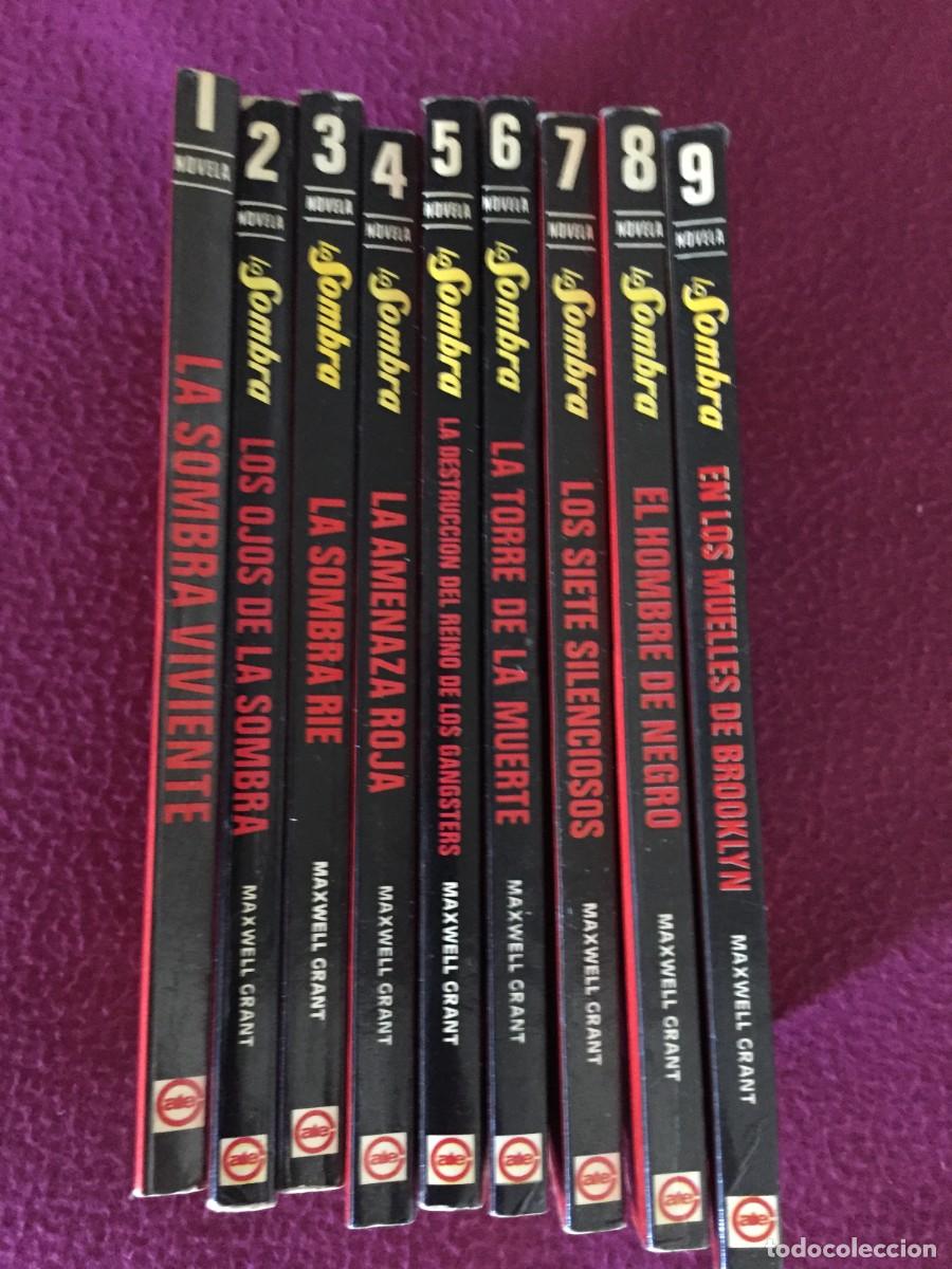 C&oacute;mics: LOTE DE 7 TOMOS DE LA SOMBRA , MAXWELL GRANT --- DEL N&ordm; 1 AL 9 - Foto 2
