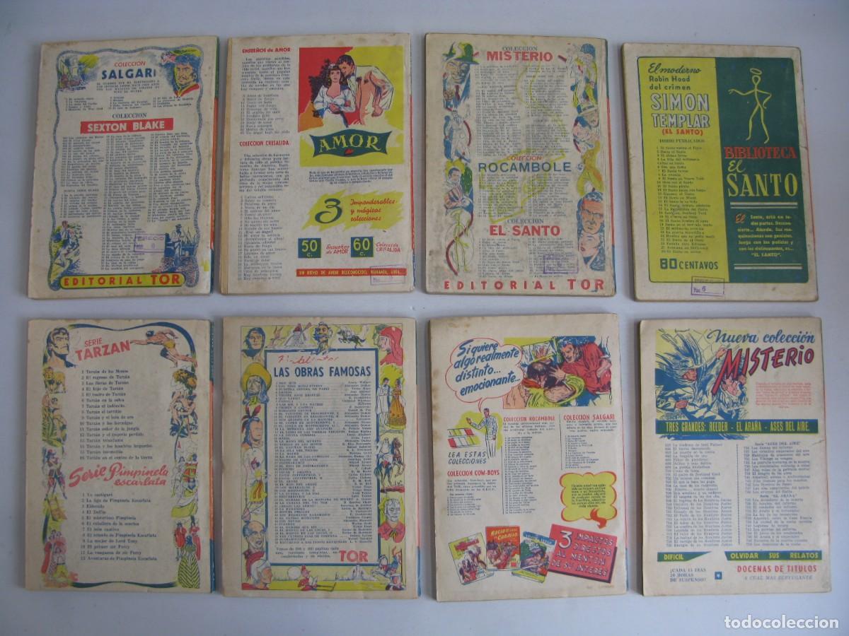 C&oacute;mics: COLECCI&Oacute;N COW-BOYS N&Uacute;MEROS 1 a 8 - EDITORIAL TOR 1948 - Foto 2