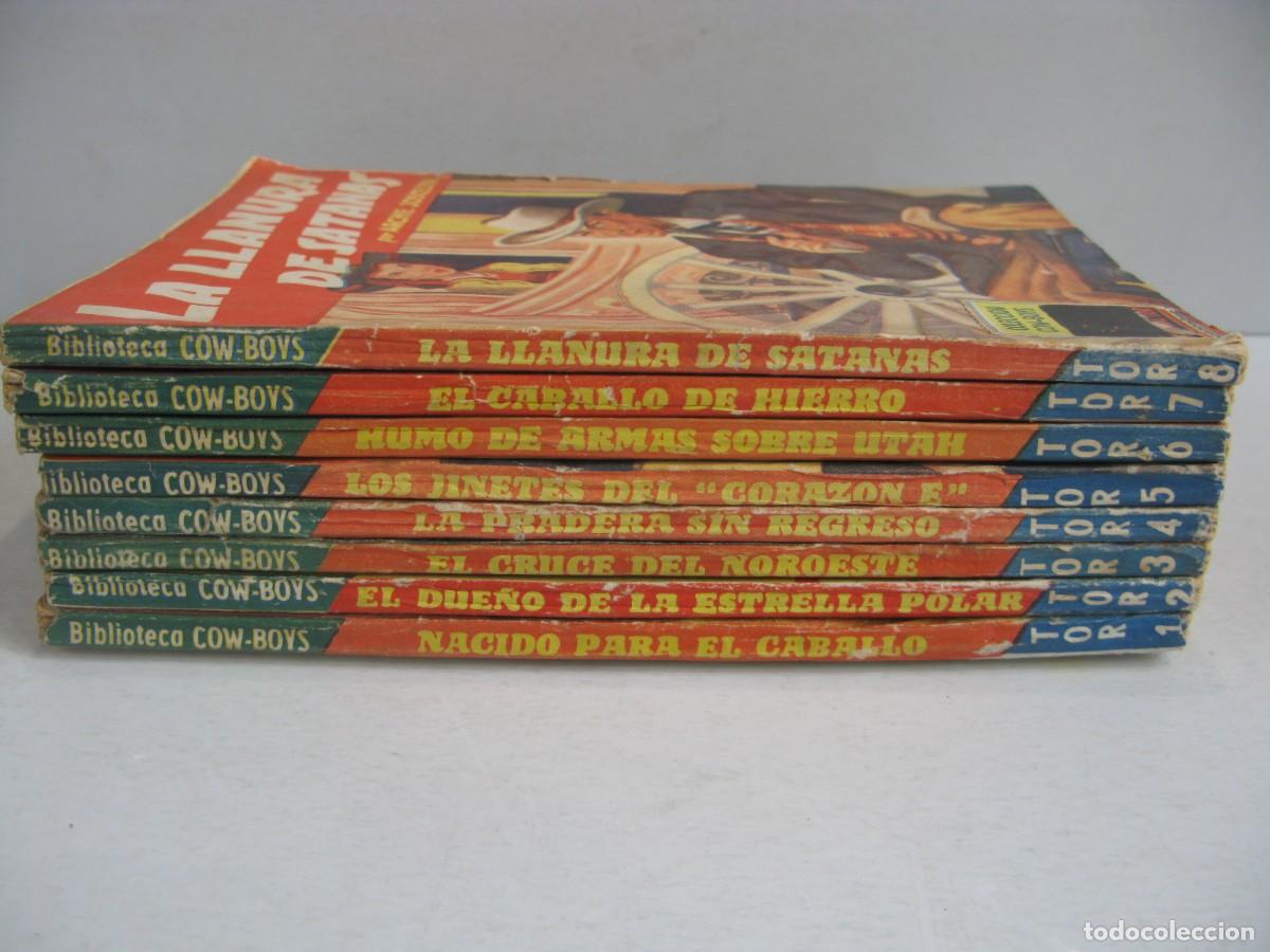 C&oacute;mics: COLECCI&Oacute;N COW-BOYS N&Uacute;MEROS 1 a 8 - EDITORIAL TOR 1948 - Foto 3
