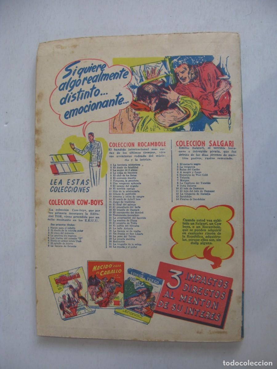 C&oacute;mics: COLECCI&Oacute;N COW-BOYS N&Uacute;MEROS 1 a 8 - EDITORIAL TOR 1948 - Foto 30
