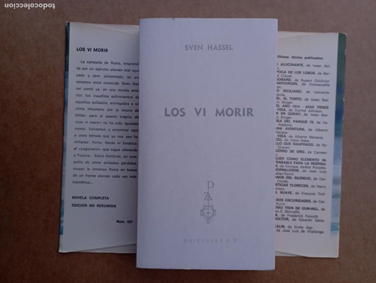 C&oacute;mics: SVEN HASSEL - LOS VI MORIR - EDICIONES GP 1980 - Foto 3