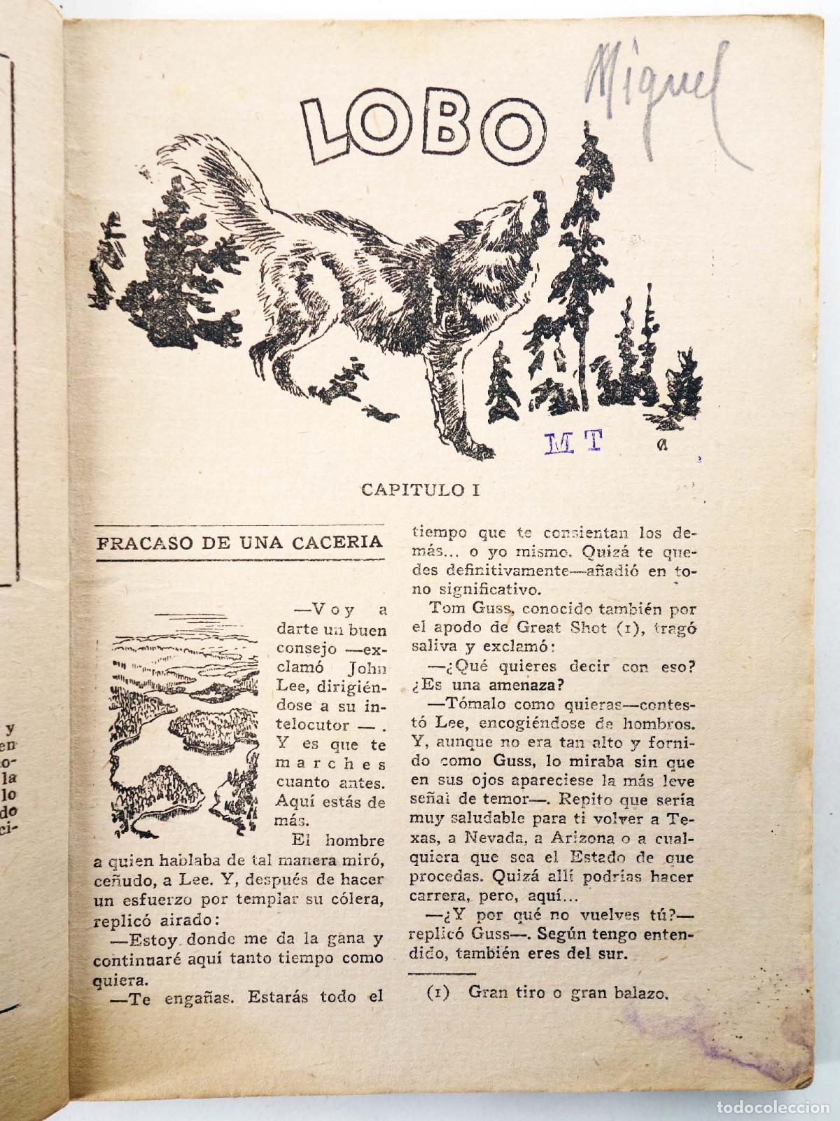 C&oacute;mics: NOVELAS DEL NORTE 3. LOBO (Rob H. Curtis) Cliper, 1944 - Foto 4