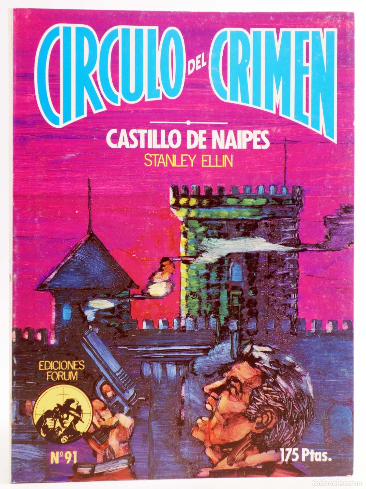 C&oacute;mics: C&Iacute;RCULO DEL CRIMEN 91. CASTILLO DE NAIPES (Stanley Ellin) Forum, 1984 - Foto 1