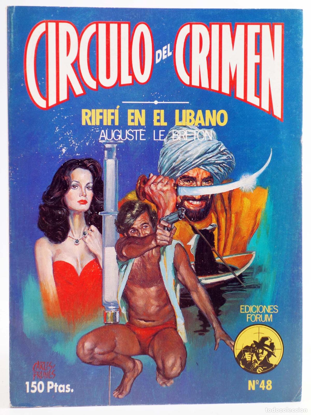 C&oacute;mics: C&Iacute;RCULO DEL CRIMEN 48. RIFIF&Iacute; EN EL L&Iacute;BANO (Auguste Le Breton) Forum, 1983 - Foto 1