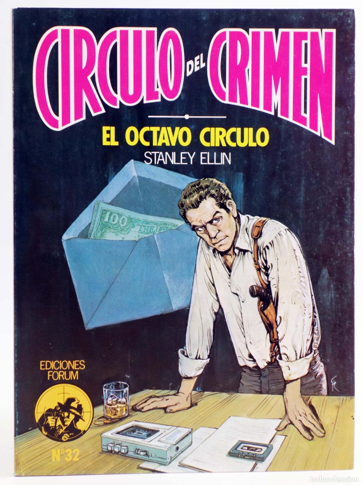 C&oacute;mics: C&Iacute;RCULO DEL CRIMEN 32. OCTAVO CIRCULO &ndash; EL X (Stanley Ellin) Forum, 1983 - Foto 1