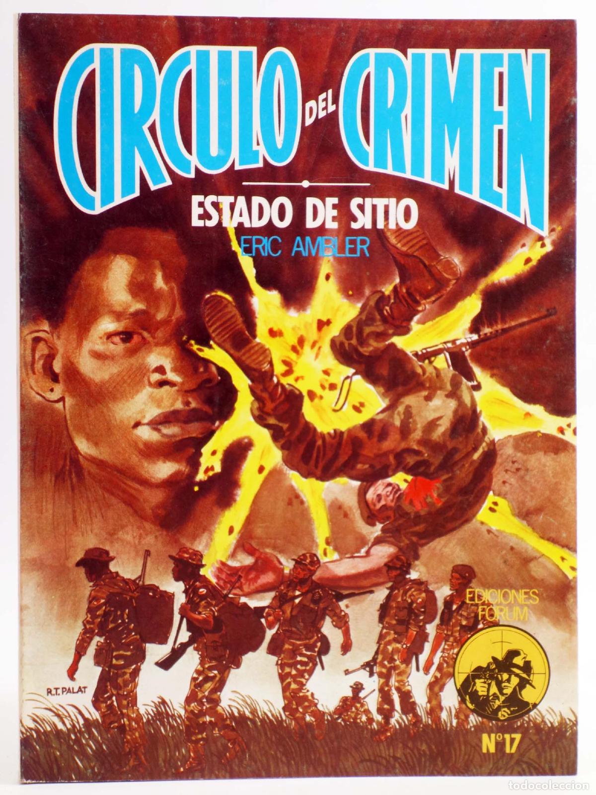 C&oacute;mics: C&Iacute;RCULO DEL CRIMEN 17. ESTADO DE SITIO (Eric Ambler) Forum, 1983 - Foto 1