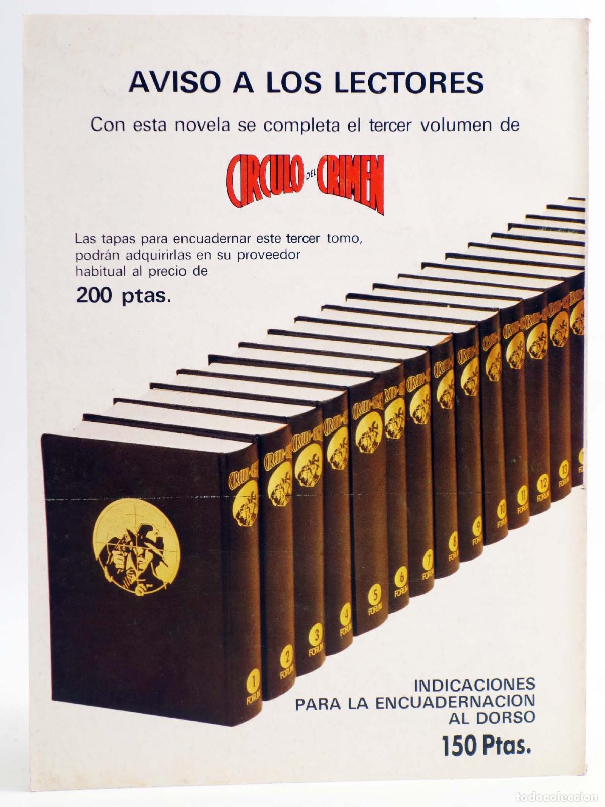 C&oacute;mics: C&Iacute;RCULO DEL CRIMEN 18. AMOR EN AMSTERDAM (Nicolas Freeling) Forum, 1983 - Foto 2