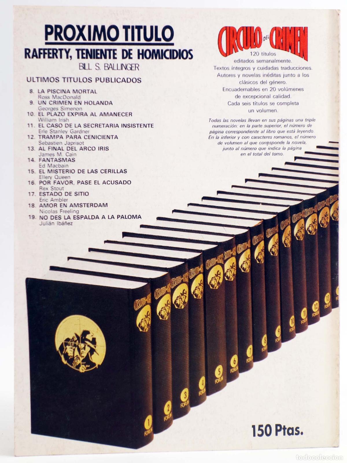 C&oacute;mics: C&Iacute;RCULO DEL CRIMEN 20. LA LISTA DE ADRIAN MESSENGER (Philip Macdonald) Forum, 1983 - Foto 2