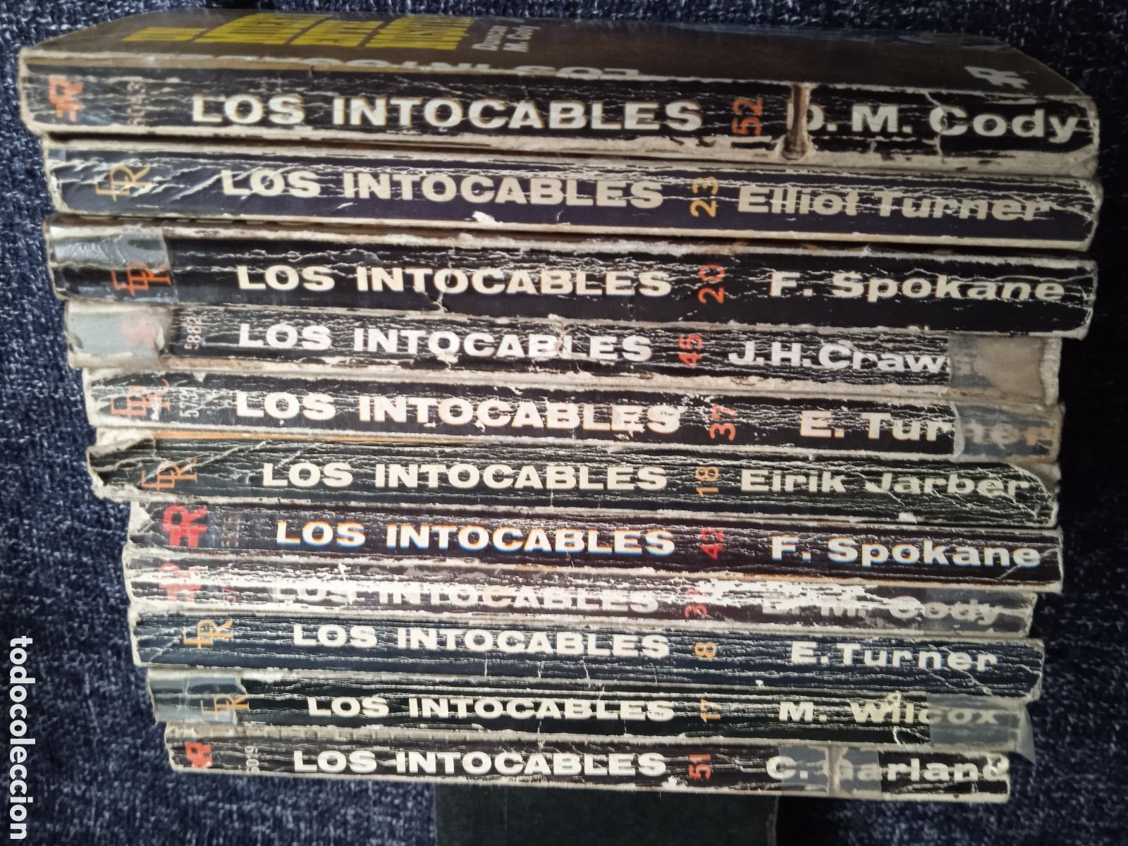 C&oacute;mics: LOS INTOCABLES. -LOTE DE 11 EJEMPLARES -ED. ROLLAN - Foto 2