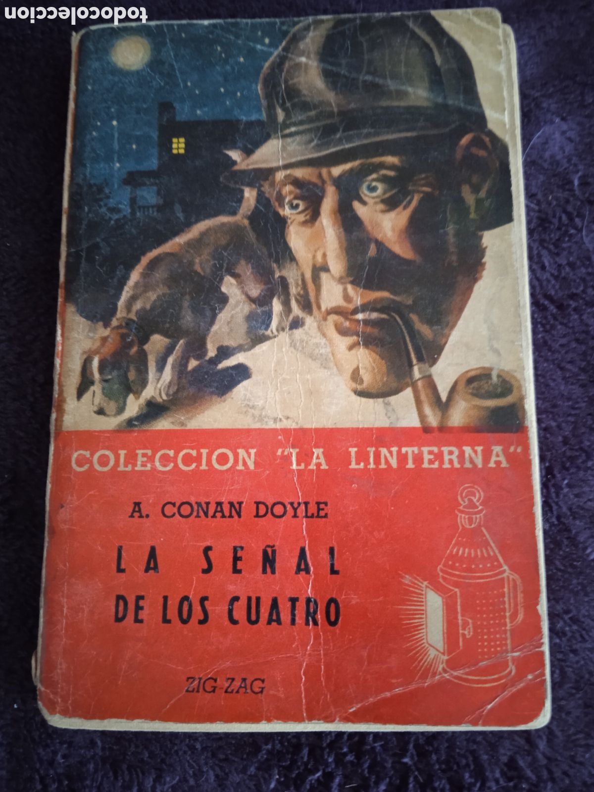 C&oacute;mics: La se&ntilde;al de los cuatro. / A.Conan Doyle. -Ed. Zig-Zag -coleccion La Linterna - Foto 1