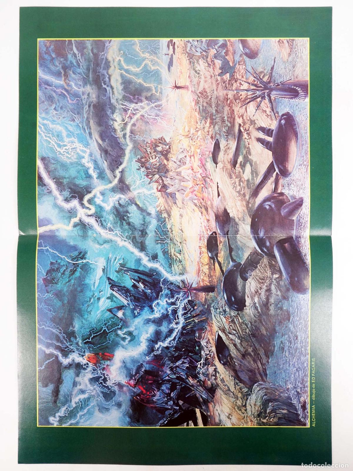 Comics : FANTACIENCIA POSTER COLECCIONABLE 11. MAL TIEMPO SOBRE ALCHEMIA (Ed. Pagaris) EGC, 1982