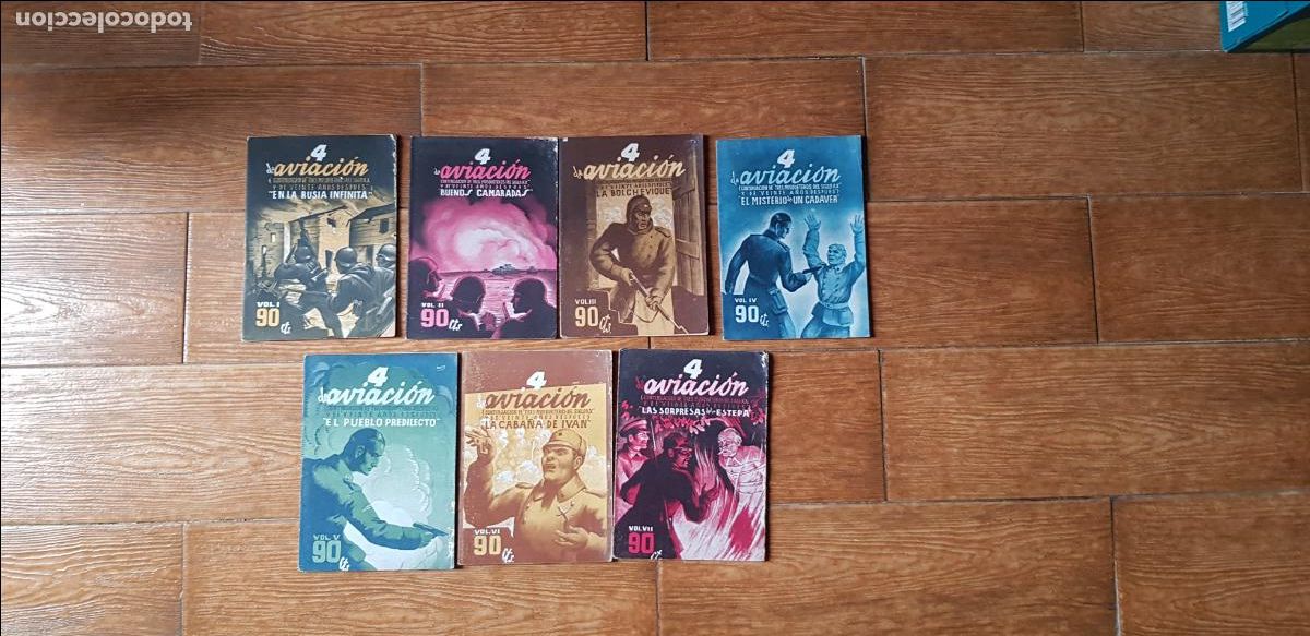 4 de Aviacion Coleccion Completa 7 Numeros Continuacion Tres Mosqueteros Siglo Xx y 20 Años Despues