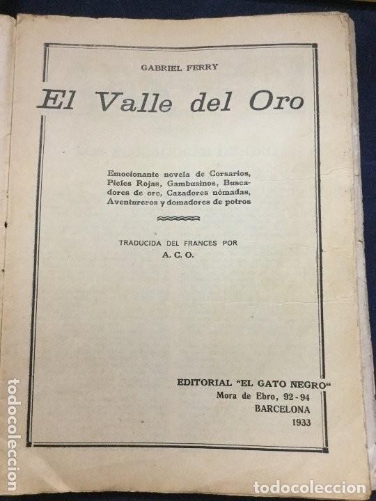 C&oacute;mics: EL VALLE DEL ORO - EDITORIAL EL GATO NEGRO 1933 - 13 comics - Foto 2