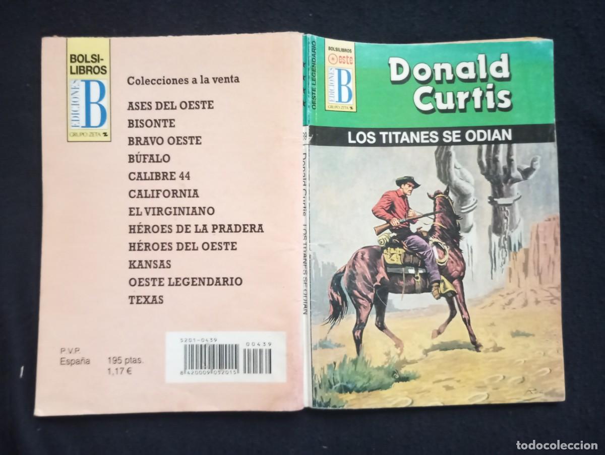 C&oacute;mics: LOS TITANES SE ODIAN - DONALD CURTIS - EDICIONES B - Foto 1