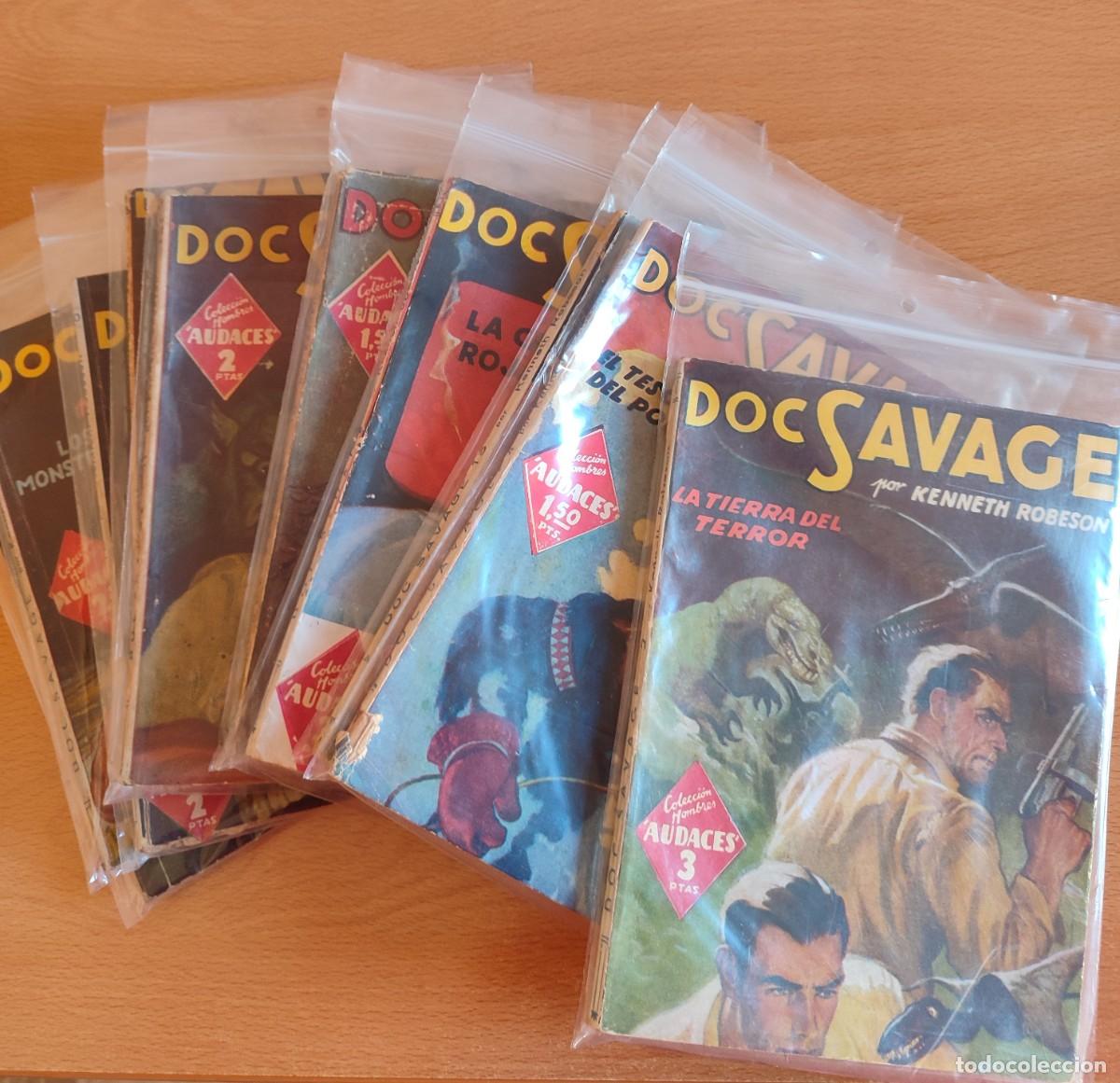 C&oacute;mics: LOTE DE 10 NOVELAS DE DOC SAVAGE - EDITORIAL MOLINO - Foto 1