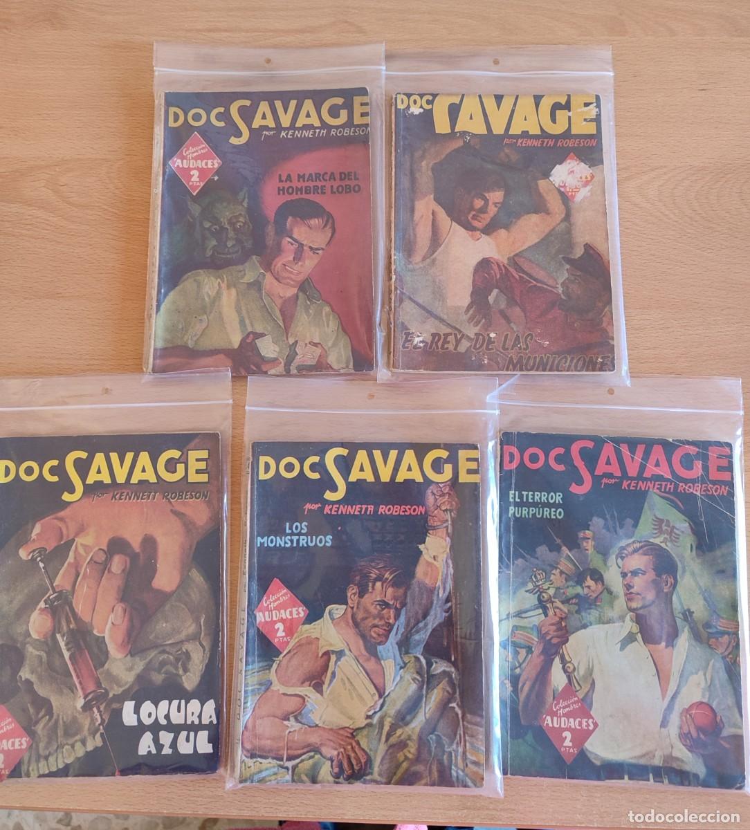 C&oacute;mics: LOTE DE 10 NOVELAS DE DOC SAVAGE - EDITORIAL MOLINO - Foto 3