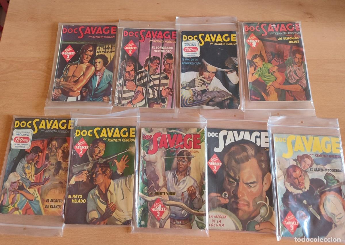 C&oacute;mics: LOTE DE 29 NOVELAS DE DOC SAVAGE - EDITORIAL MOLINO - Foto 1