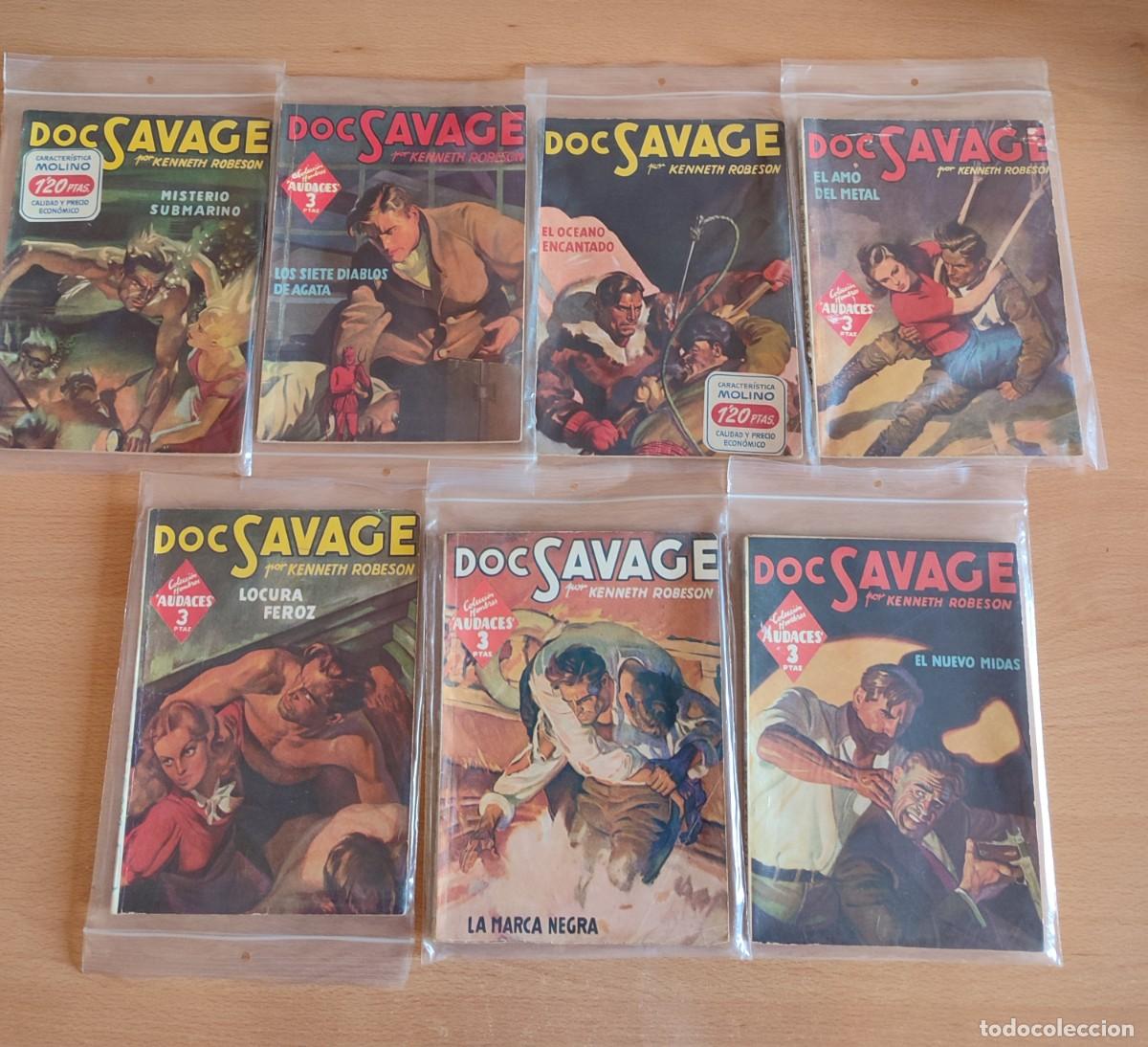 C&oacute;mics: LOTE DE 29 NOVELAS DE DOC SAVAGE - EDITORIAL MOLINO - Foto 2