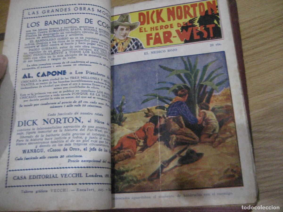 C&oacute;mics: Dick Norton . El heroe del far West . del 21 al 40 encuadernadas ed Vecchi - Foto 12