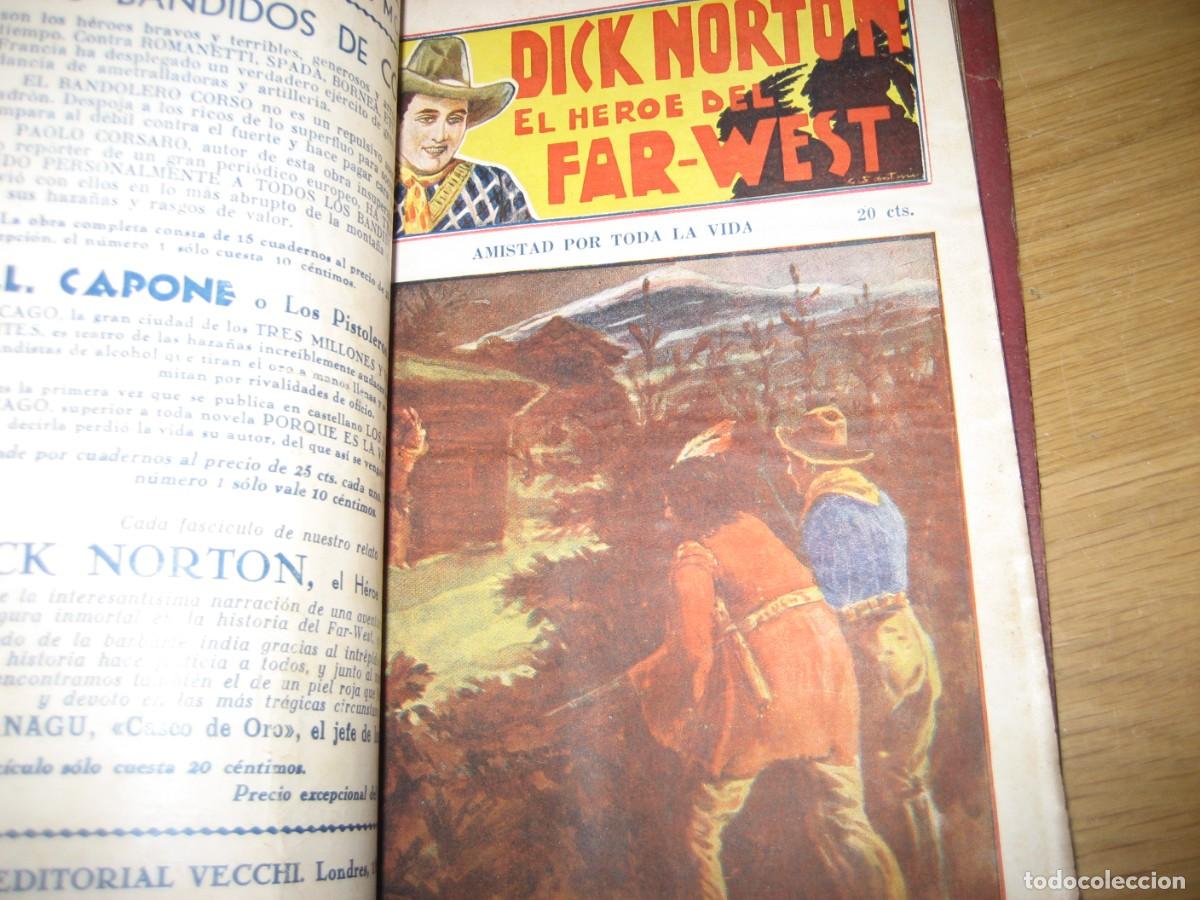 C&oacute;mics: Dick Norton . El heroe del far West . del 21 al 40 encuadernadas ed Vecchi - Foto 14