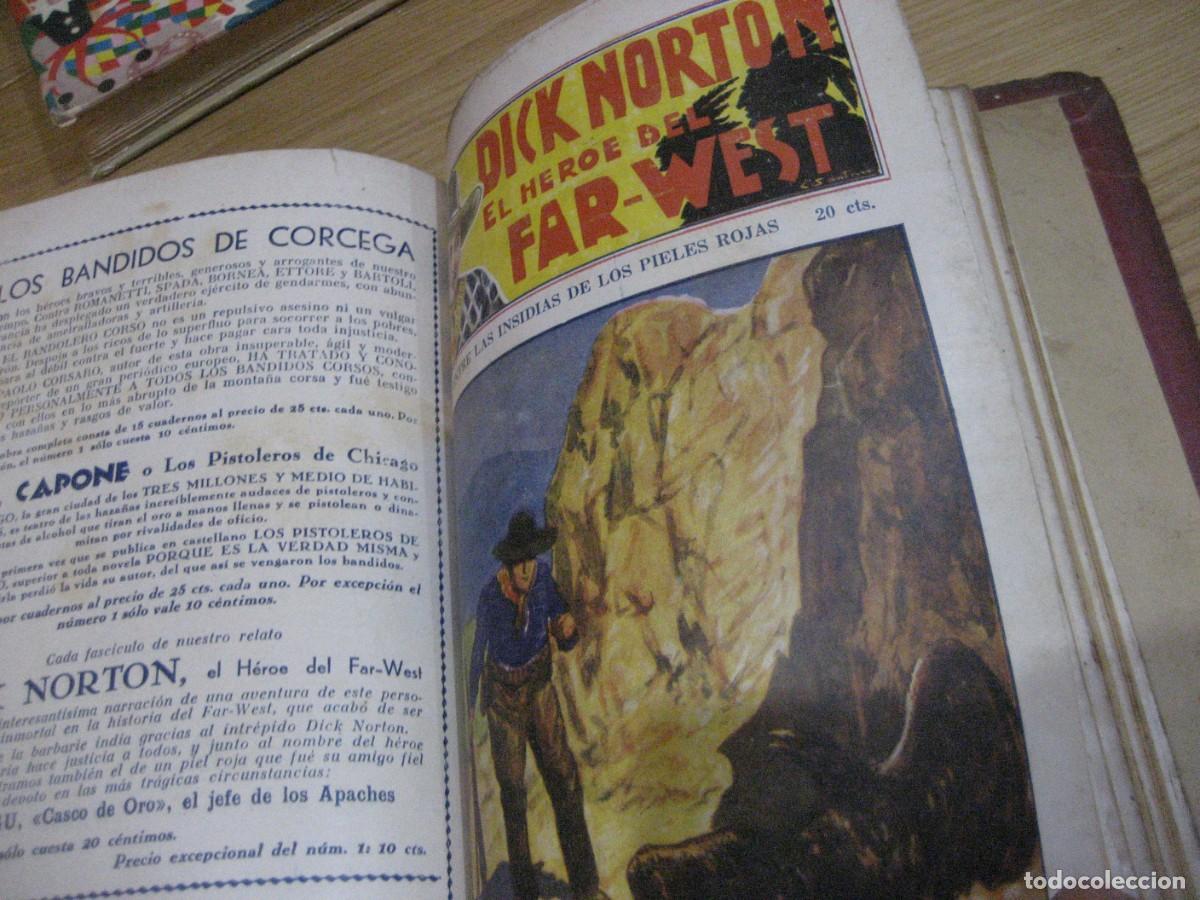 C&oacute;mics: Dick Norton . El heroe del far West . del 21 al 40 encuadernadas ed Vecchi - Foto 18