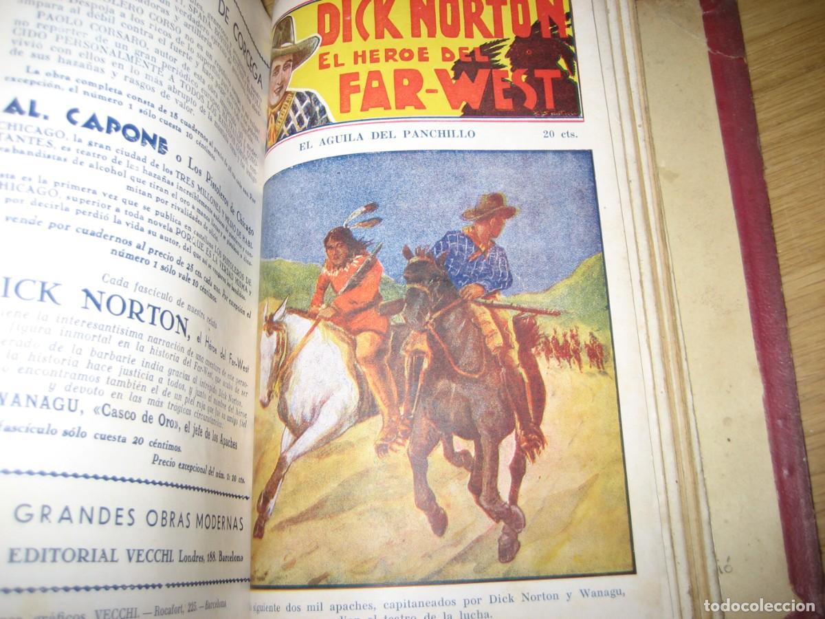 C&oacute;mics: Dick Norton . El heroe del far West . del 21 al 40 encuadernadas ed Vecchi - Foto 19