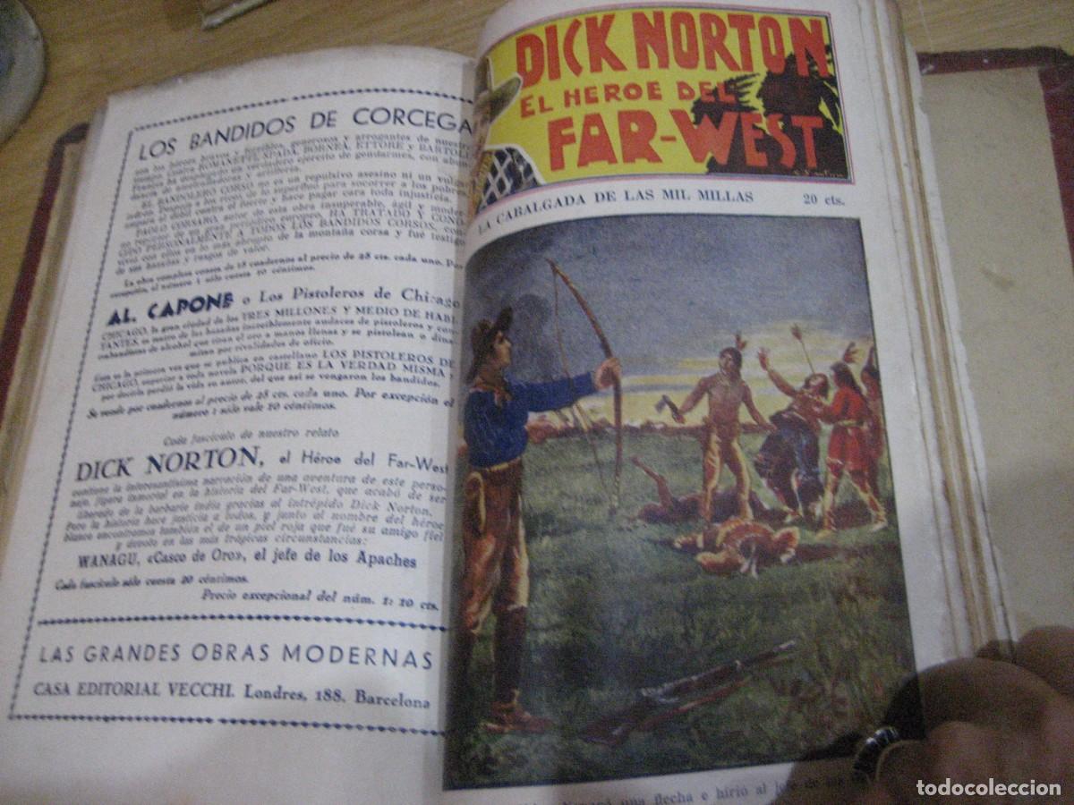 C&oacute;mics: Dick Norton . El heroe del far West . del 21 al 40 encuadernadas ed Vecchi - Foto 20