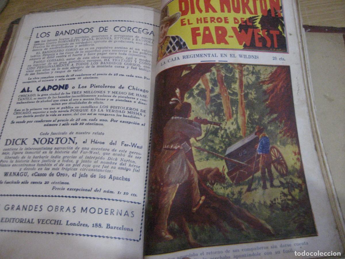 C&oacute;mics: Dick Norton . El heroe del far West . del 21 al 40 encuadernadas ed Vecchi - Foto 21